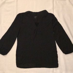 Ann Taylor LOFT Black Shirt